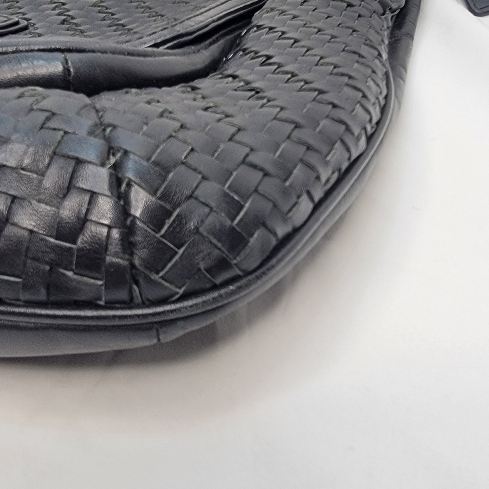 RARE Coach‎ Woven Leather Hobo Bag - Picture 11 of 13